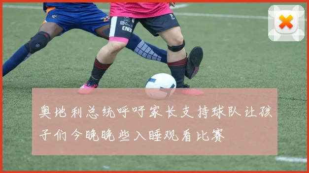 奥地利总统呼吁家长支持球队让孩子们今晚晚些入睡观看比赛